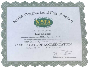 Kris Kolenut - NOFA Certification 2017