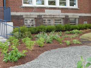 E Roy Bixby School Landscaping After - Lincoln Landscaping Inc of Franklin Lakes