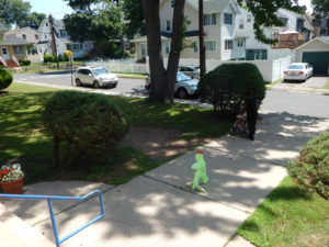 Landscaping E Roy Bixby School before - Lincoln Landscaping