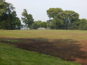 Morris Hills High School Core Aeration - Lincoln Landscaping of Franklin Lakes