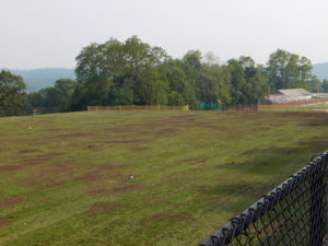 Morris Hills High School Core Aeration - Lincoln Landscaping of Franklin Lakes