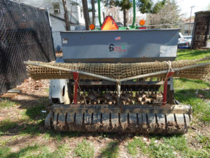 Overseeding Leonia Middle School - Lincoln Landscaping of Franklin Lakes