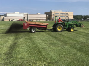 Athletic Field Composting - Lincoln Landscaping Inc.