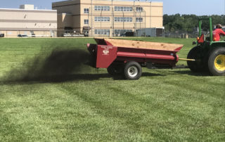 Compost Playing Field - Lincoln Landscaping Inc.