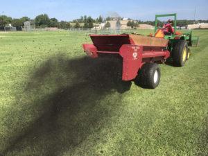 Playing Field Composting - Lincoln Landscaping Inc.